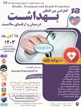 پوستر هجدهمین کنفرانس بین المللی بهداشت، درمان و ارتقای سلامت