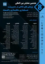 پوستر هشتمین همایش بین المللی پژوهش های شاخص در مدیریت، حسابداری، بانکداری و اقتصاد