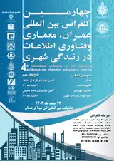 پوستر چهارمین کنفرانس بین المللی عمران، معماری و فناوری اطلاعات در زندگی شهری
