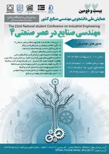 پوستر بیست و دومین همایش ملی دانشجویی مهندسی صنایع کشور