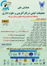 پوستر همایش ملی تحقیقات کیفی در کارآفرینی و علوم اداری