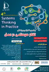 پوستر چهارمین کنفرانس بین المللی تفکر سیستمی در عمل