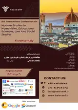 پوستر هشتمین کنفرانس بین المللی مطالعات نوین در علوم انسانی، علوم تربیتی، حقوق و مطالعات اجتماعی