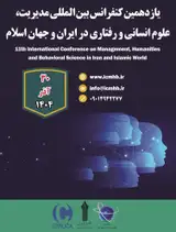 پوستر یازدهمین کنفرانس بین المللی مدیریت، علوم انسانی و رفتاری در ایران و جهان اسلام