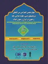 پوستر چهاردهمین کنفرانس بین المللی پژوهشهای دینی، علوم اسلامی، فقه و حقوق در ایران و جهان اسلام