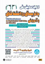 پوستر اولین همایش ملی بهزیستی روانشناختی و آموزش