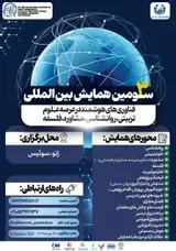 پوستر سومین همایش بین المللی فناوری های هوشمند در عرصه علوم تربیتی، روانشناسی، مشاوره ، فلسفه