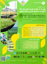 پوستر اولین همایش ملی بهینه سازی و بهره وری مصرف انرژی در صنایع غذایی و کشاورزی