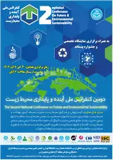 پوستر دومین کنفرانس ملی آینده و پایداری محیط زیست