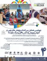 پوستر چهارمین همایش بین المللی پژوهش های نوین در آموزش و پرورش و مدارس با افق پیشرفت و توسعه