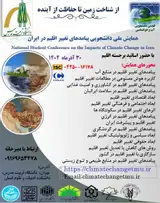 پوستر اولین همایش ملی دانشجویی پیامدهای تغییر اقلیم در ایران