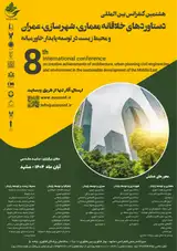 پوستر هشتمین کنفرانس بین المللی دستاوردهای خلاقانه معماری، شهرسازی، عمران و محیط زیست در توسعه پایدار خاورمیانه