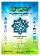 پوستر پنجمین کنفرانس بین المللی گردشگری و معنویت