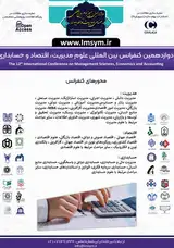 پوستر دوازدهمین کنفرانس بین المللی علوم مدیریت، اقتصاد و حسابداری