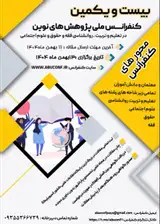 بیست و یکمین کنفرانس ملی پژوهش های نوین در تعلیم و تربیت، روانشناسی، فقه و حقوق و علوم اجتماعی