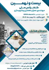 پوستر بیست و نهمین کنفرانس ملی مهندسی عمران، معماری و شهرسازی