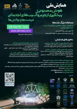 پوستر اولین همایش هوش مصنوعی؛ پیشگیری از جرم و آسیب های اجتماعی، فرصت ها و چالش ها