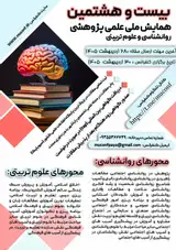 پوستر بیست و هشتمین همایش ملی علمی پژوهشی روانشناسی و علوم تربیتی