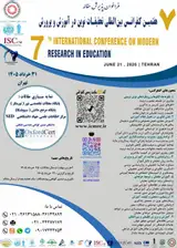 پوستر هفتمین کنفرانس بین المللی تحقیقات نوین در آموزش و پرورش