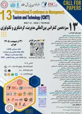 پوستر سیزدهمین کنفرانس بین المللی مدیریت، گردشگری و تکنولوژی