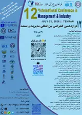 پوستر دوازدهمین کنفرانس بین المللی مدیریت و صنعت