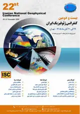 پوستر بیست و دومین کنفرانس ژئوفیزیک ایران