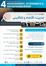 پوستر چهارمین کنفرانس بین المللی مدیریت، اقتصاد و کارآفرینی