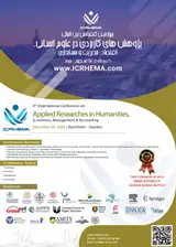 چهارمین کنفرانس بین المللی پژوهش های کاربردی در علوم انسانی، اقتصاد، مدیریت و حسابداری