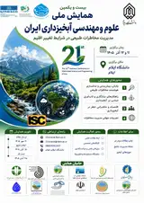 پوستر بیست و یکمین همایش علوم و مهندسی آبخیزداری ایران