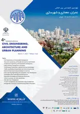 پوستر چهارمین کنفرانس مهندسی عمران، معماری و شهرسازی