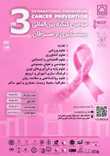 پوستر سومین کنگره بین المللی پیشگیری از سرطان
