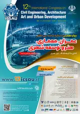 پوستر دوازدهمین کنگره سالانه بین المللی عمران، معماری، هنر و توسعه شهری