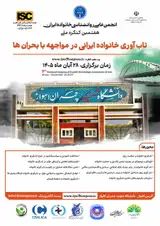 همایش تاب آوری خانواده ایرانی در مواجهه با بحران ها