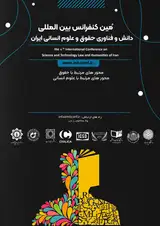 پوستر ششمین کنفرانس بین المللی دانش و فناوری حقوق و علوم انسانی ایران