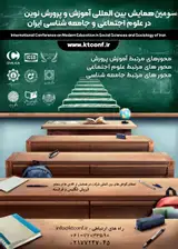 پوستر سومین همایش بین المللی آموزش و پرورش نوین در علوم اجتماعی و جامعه شناسی ایران