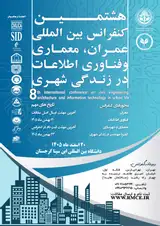پوستر هشتمین کنفرانس بین المللی عمران، معماری و فناوری اطلاعات در زندگی شهری