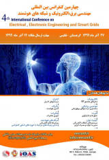 پوستر چهارمین کنفرانس بین المللی مهندسی برق ،الکترونیک و شبکه های هوشمند