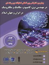 پوستر چهارمین کنفرانس بین المللی تحقیقات بین رشته ای در مهندسی برق، کامپیوتر، مکانیک و مکاترونیک در ایران و جهان اسلام
