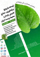 پوستر پنجمین همایش ملی پژوهشی توسعه و ترویج در کشاورزی، منابع طبیعی پایدار و محیط زیست