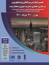 پوستر هفتمین کنفرانس بین المللی پژوهشهای نوین در عمران، معماری، مدیریت شهری و محیط زیست