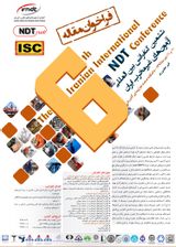 پوستر ششمین کنفرانس بین‌المللی آزمون‌های غیرمخرب ایران