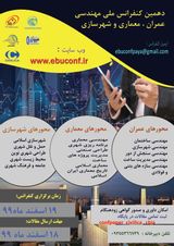 پوستر دهمین  کنفرانس ملی مهندسی عمران،معماری و شهرسازی