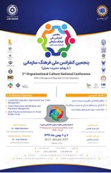 پوستر پنجمین کنفرانس ملی فرهنگ سازمانی با رویکرد مدیریت در شرایط بحران