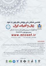 پوستر هفتمین همایش ملی پژوهش های نوین در حوزه زبان و ادبیات ایران