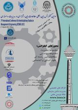 پوستر چهارمین کنفرانس بین المللی مطالعات بین رشته ای در مدیریت و مهندسی