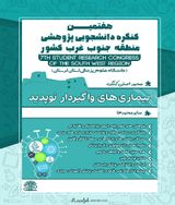 پوستر هفتمین کنگره دانشجویی پژوهشی منطقه جنوب غرب کشور