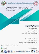 پوستر دومین کنفرانس ملی مدیریت، اقتصاد و علوم اسلامی