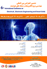 پوستر ششمین کنفرانس بین المللی مهندسی برق ،الکترونیک و شبکه های هوشمند