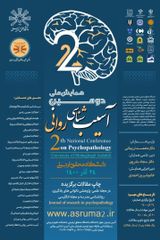 پوستر دومین همایش ملی آسیب شناسی روانی