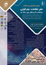 پوستر دومین کنفرانس بین المللی علم اطلاعات جغرافیایی بنیادها و کاربردهای بین رشته ای